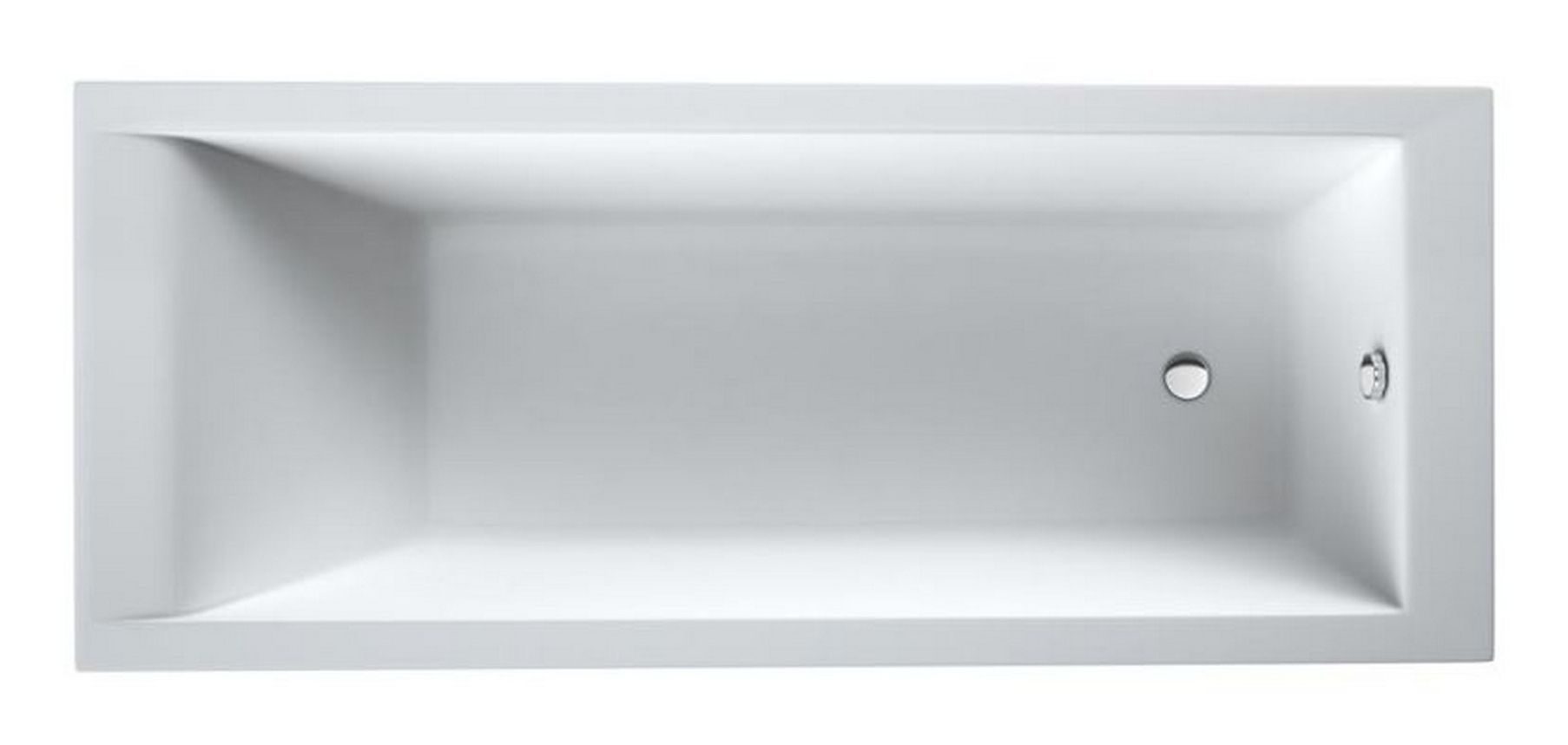 Schedline Maio obdĺžniková vaňa 140x70 cm biela 3WST.M2P-14070