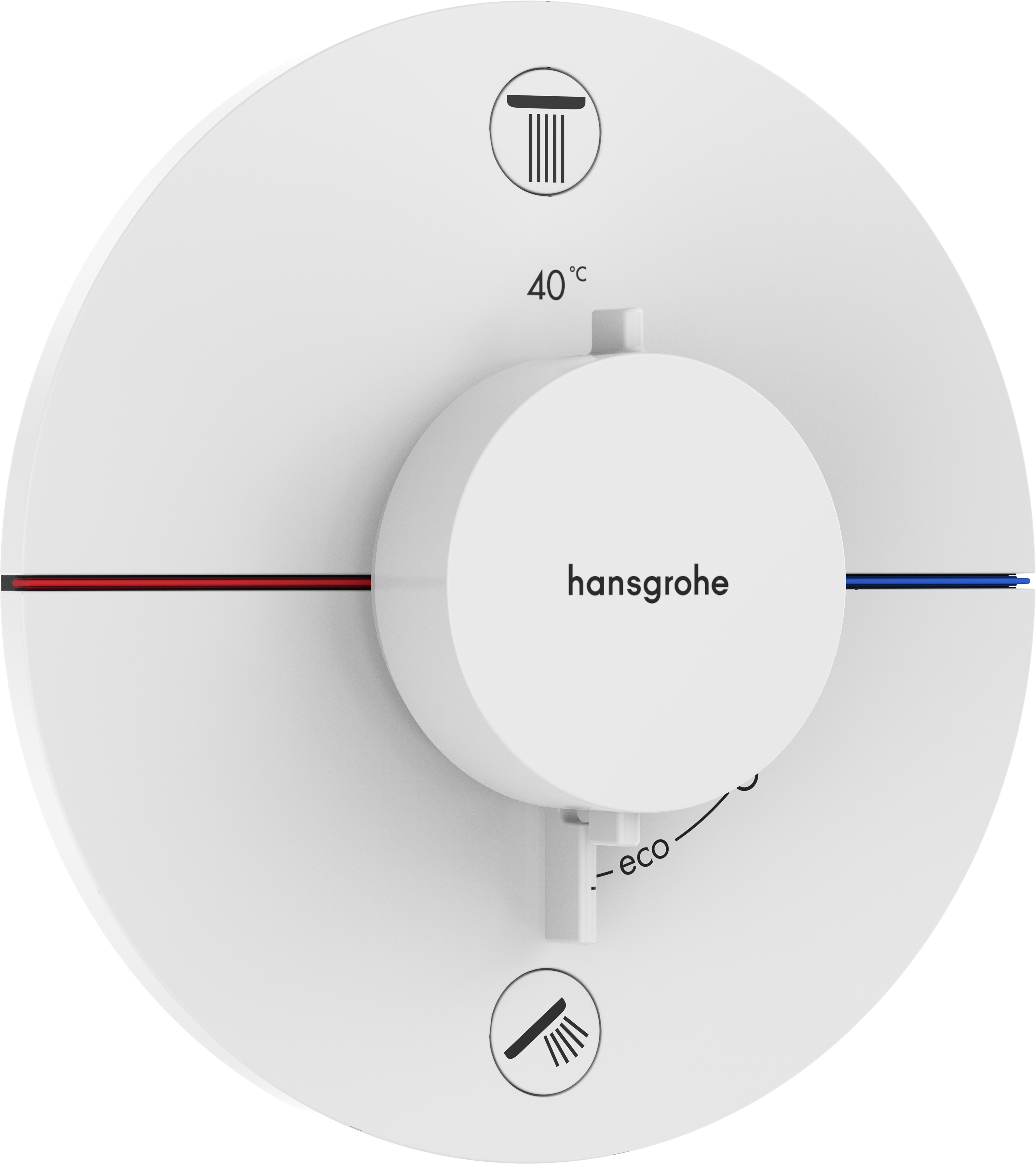 Hansgrohe ShowerSelect Comfort S vaňová/sprchová batéria podomietková áno biela 15554700