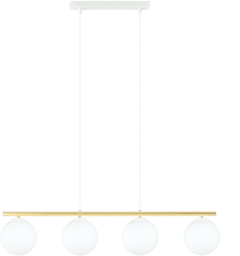 Emibig Allora závesné svietidlo 4x10 W biela-mliečna 1255/4