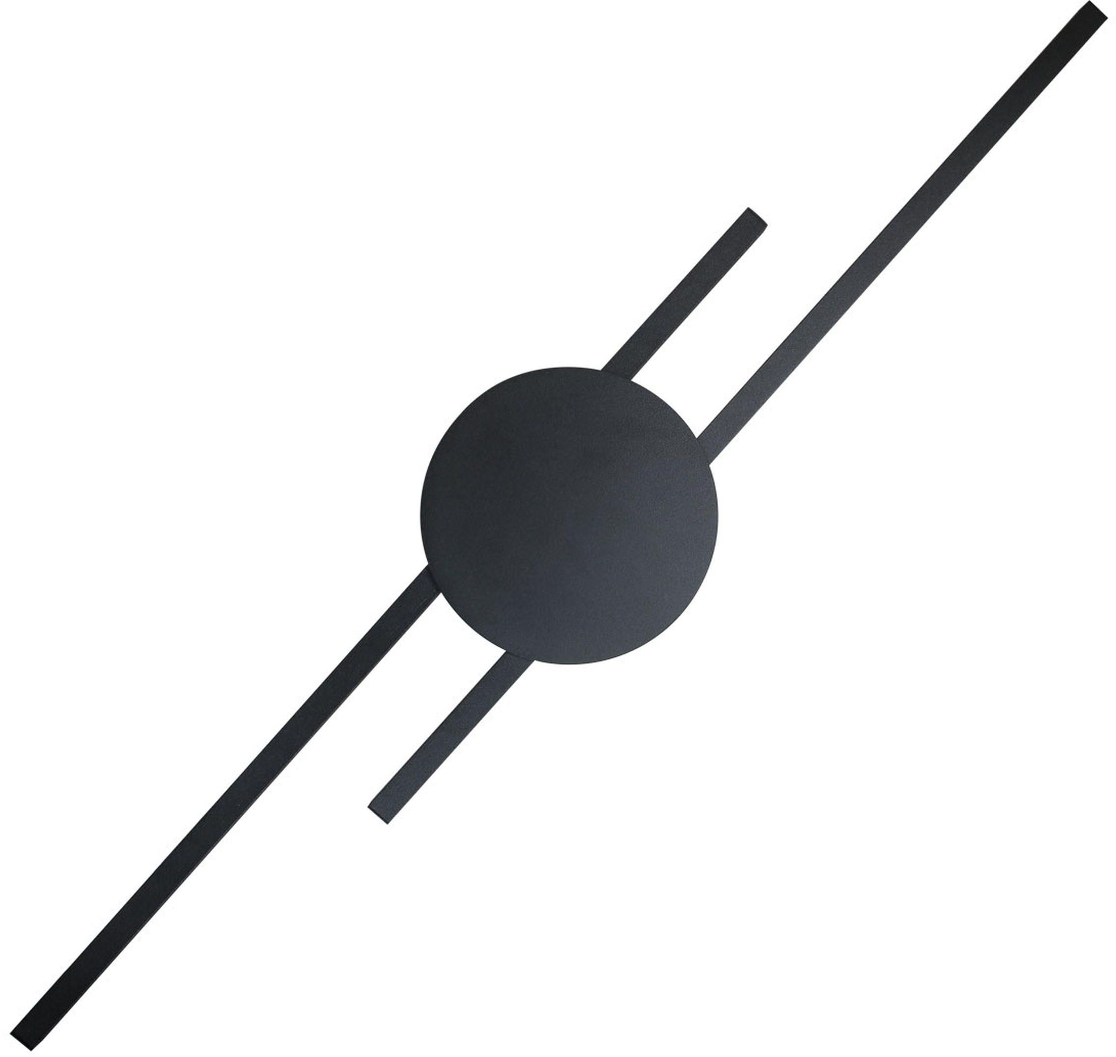 TK Lighting Java nástenná lampa 2x24 W čierna 1367