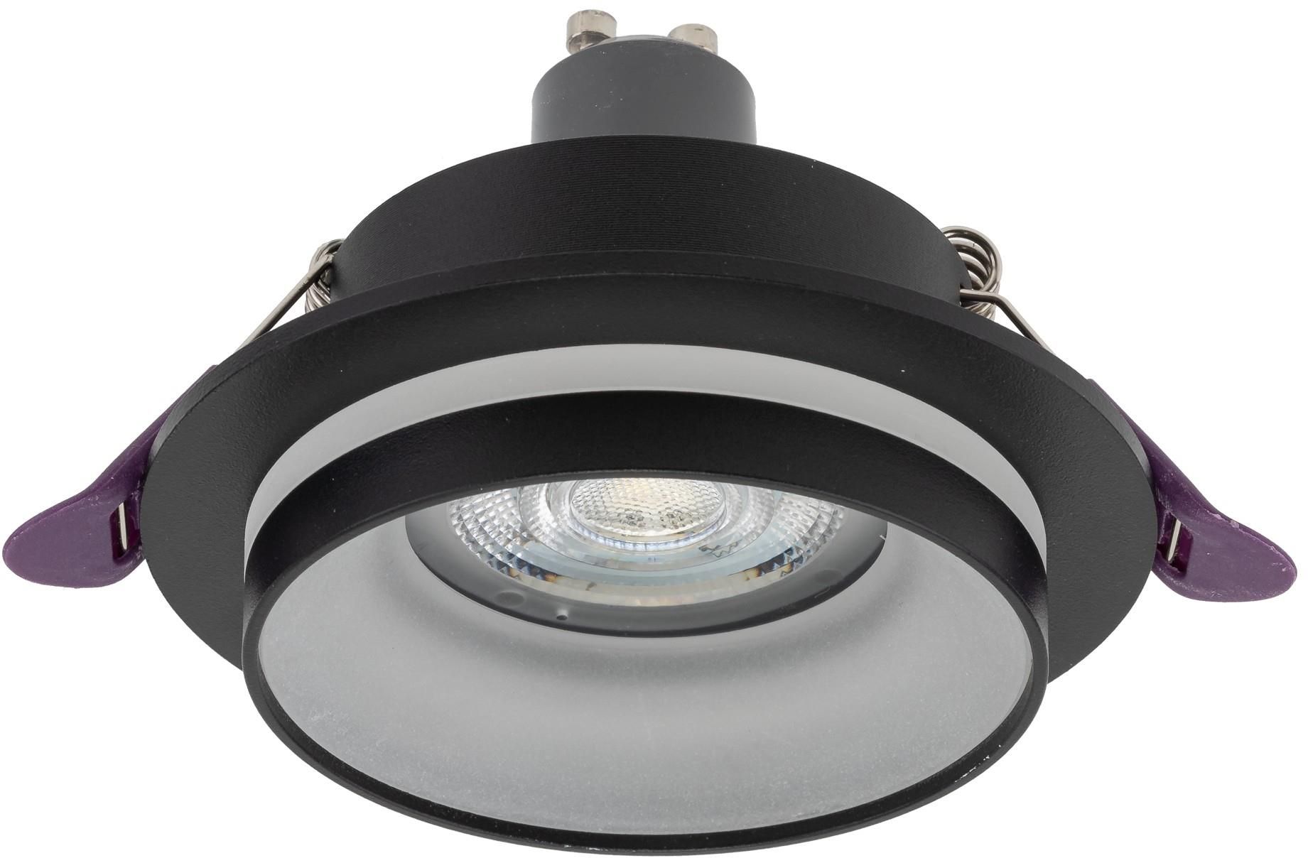 TK Lighting Jet zapustené svietidlo 1x5 W čierna 6920