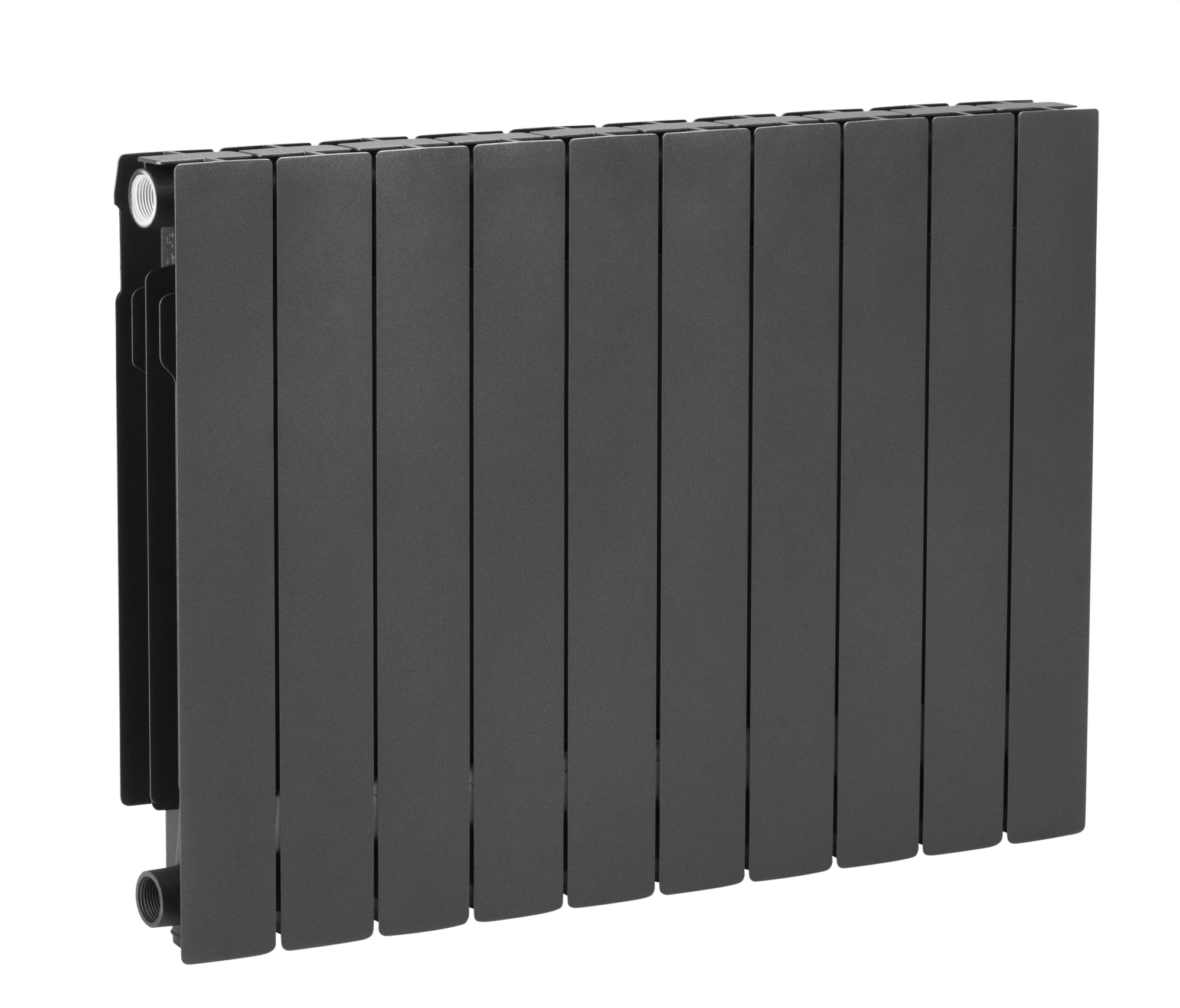 KFA Armatura ADR ohrievač do miestnosti 67.2x80.5 cm podłączenie bočné grafitová 764-100-61