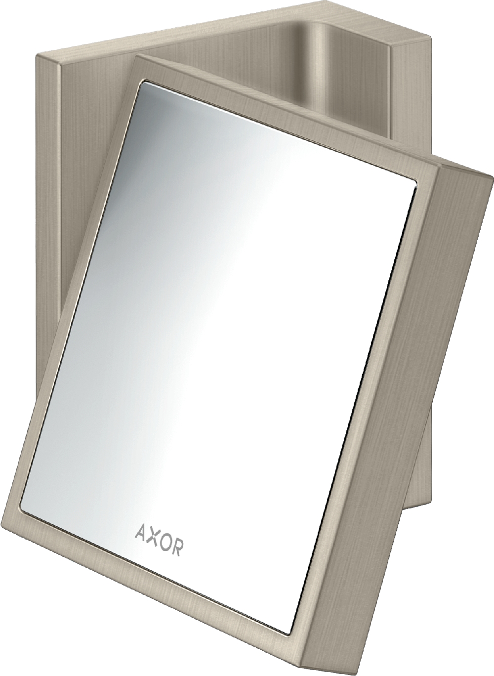 Axor Universal Rectangular kozmetické zrkadlo 12x11 cm obdĺžnikový nikel 42649820