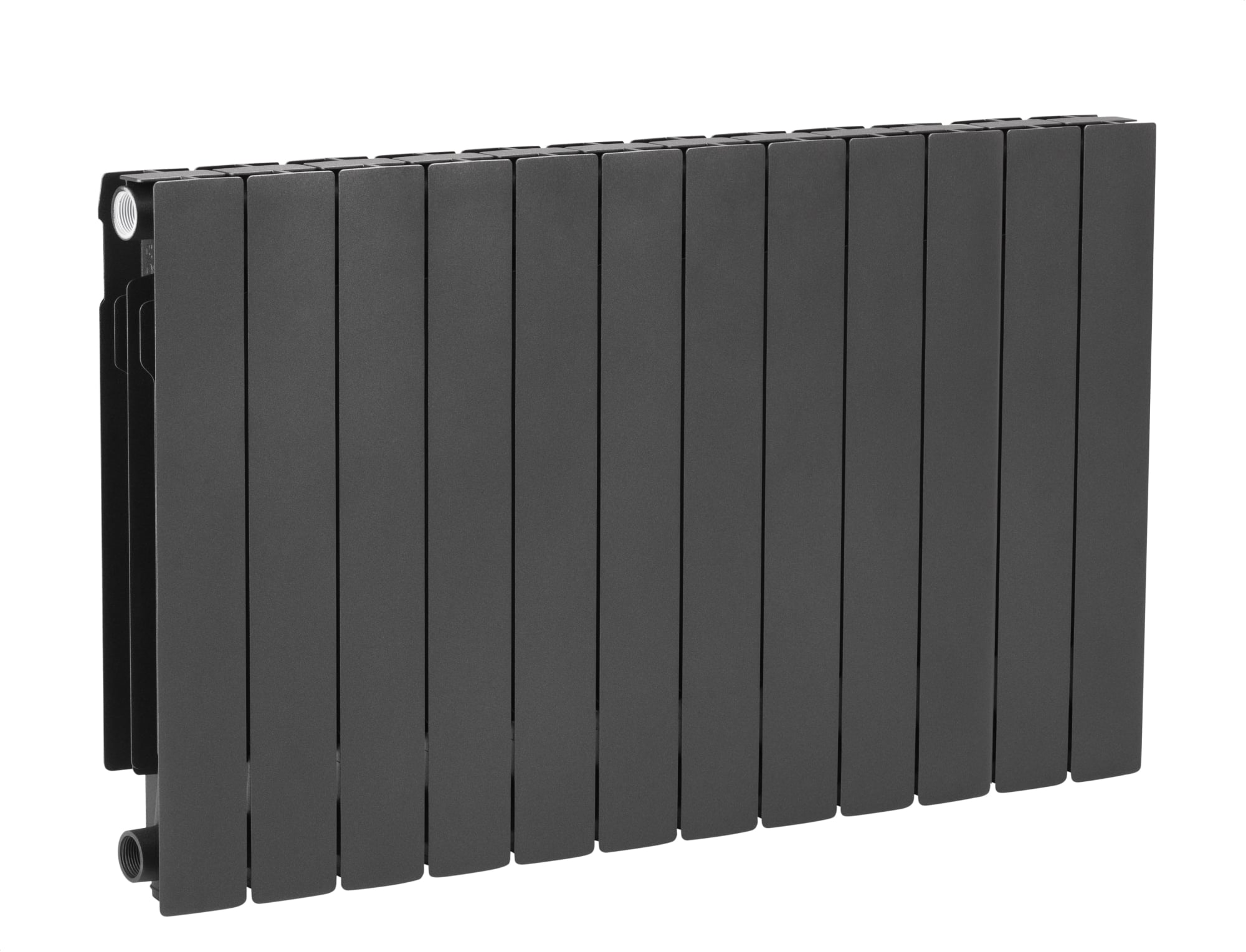 KFA Armatura ADR ohrievač do miestnosti 67.2x96.6 cm podłączenie bočné grafitová 764-120-61
