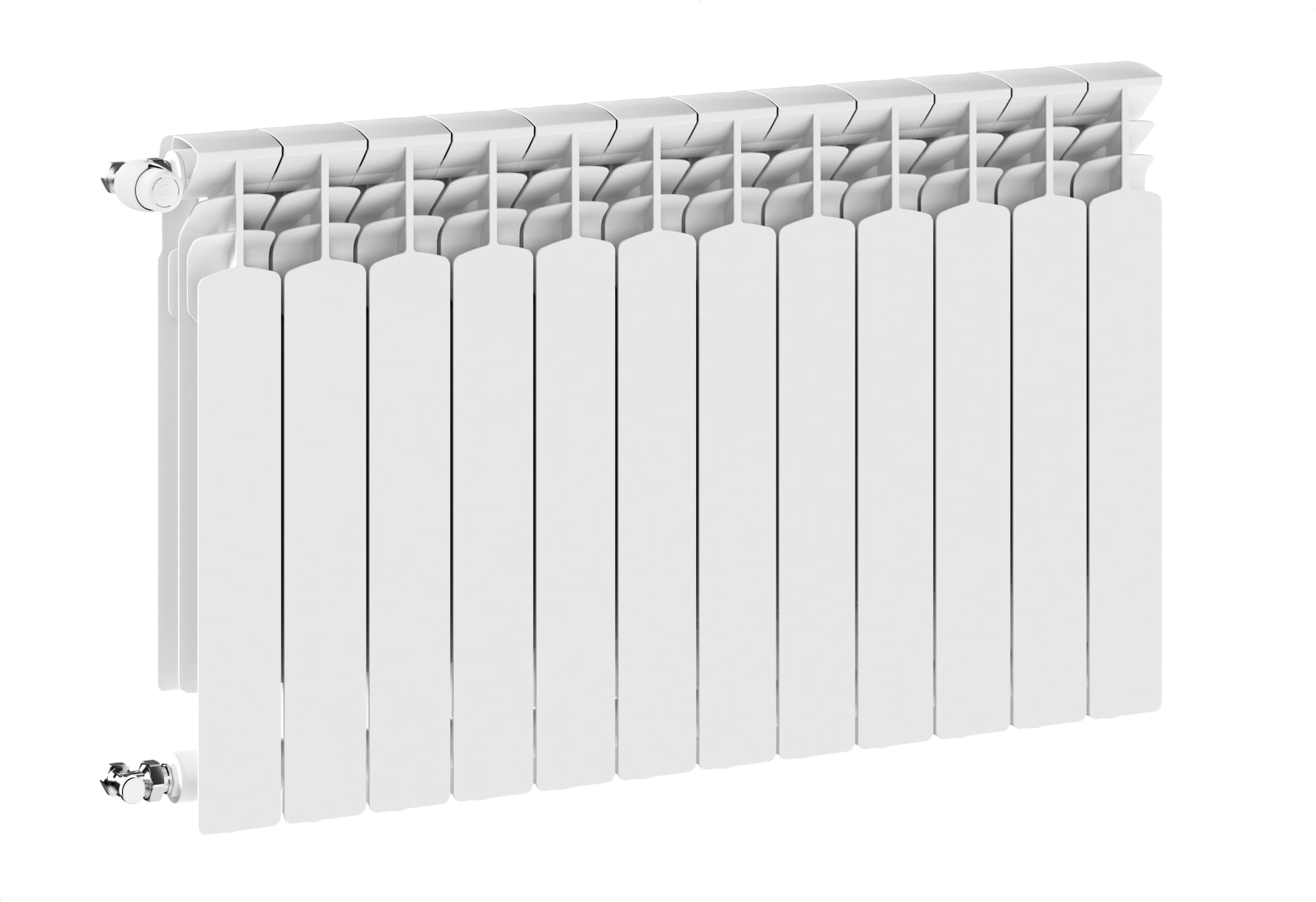 KFA Armatura G600F ohrievač do miestnosti 67.2x96.9 cm podłączenie bočné biela 772-120-44