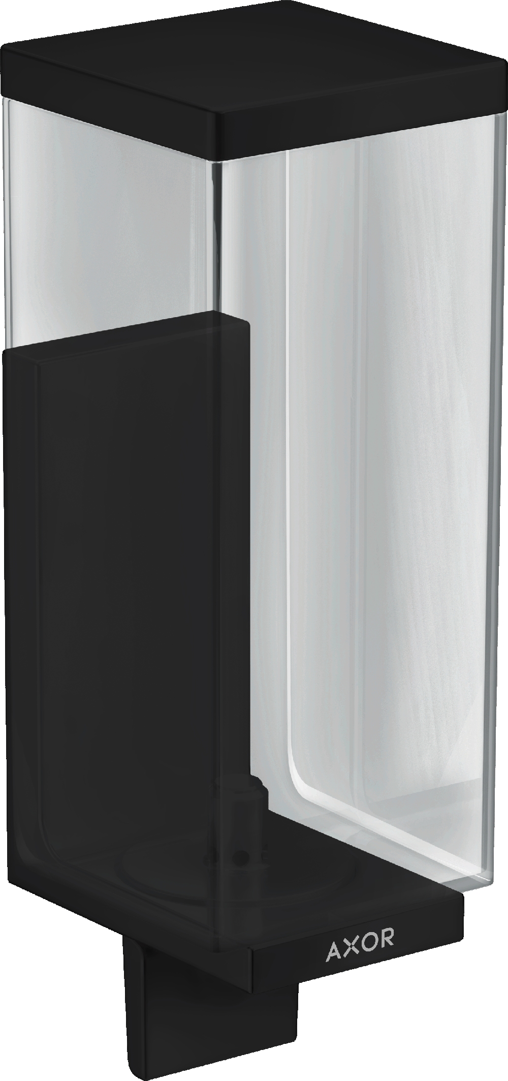 Axor Universal Rectangular dávkovač mydla 600 ml čierna 42610670