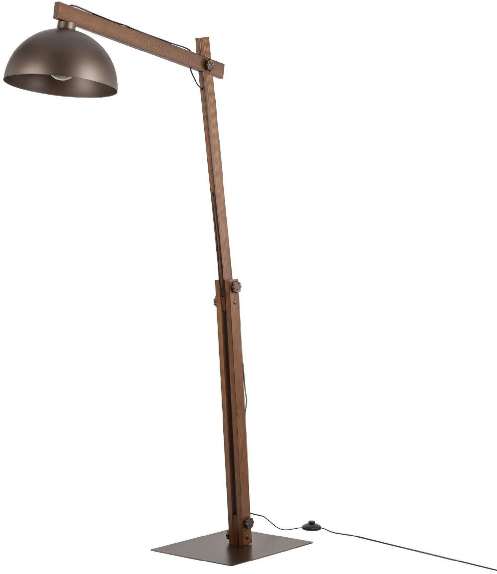 TK Lighting Oslo stojaca lampa x15 W drevo-hnedá 6319