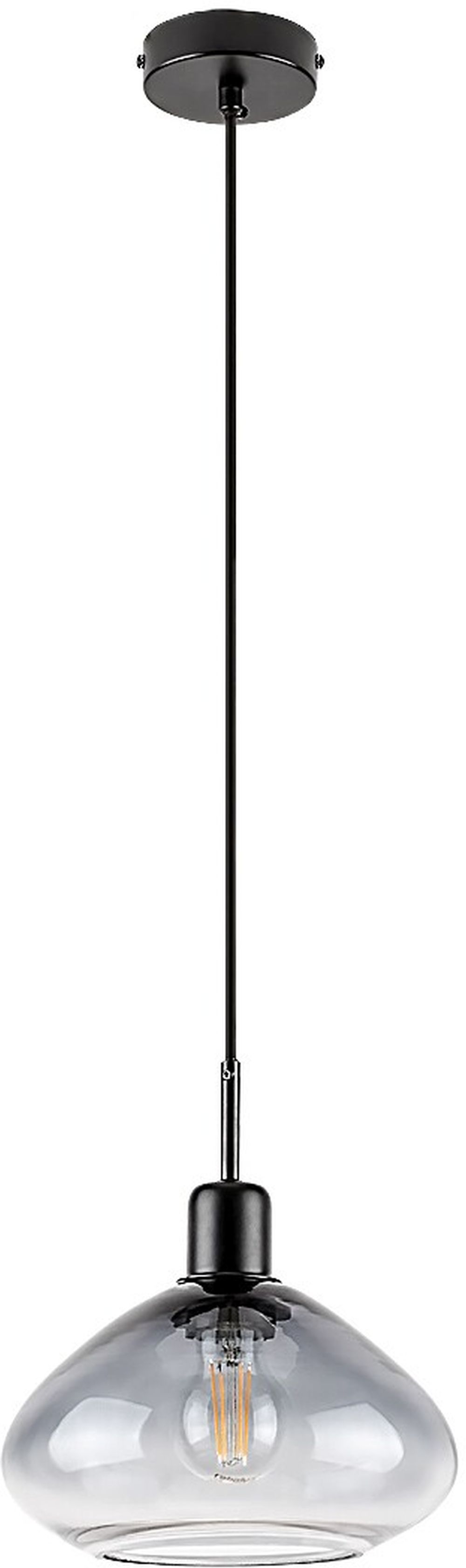 Rabalux Dvora závesné svietidlo 1x40 W čierna 72021