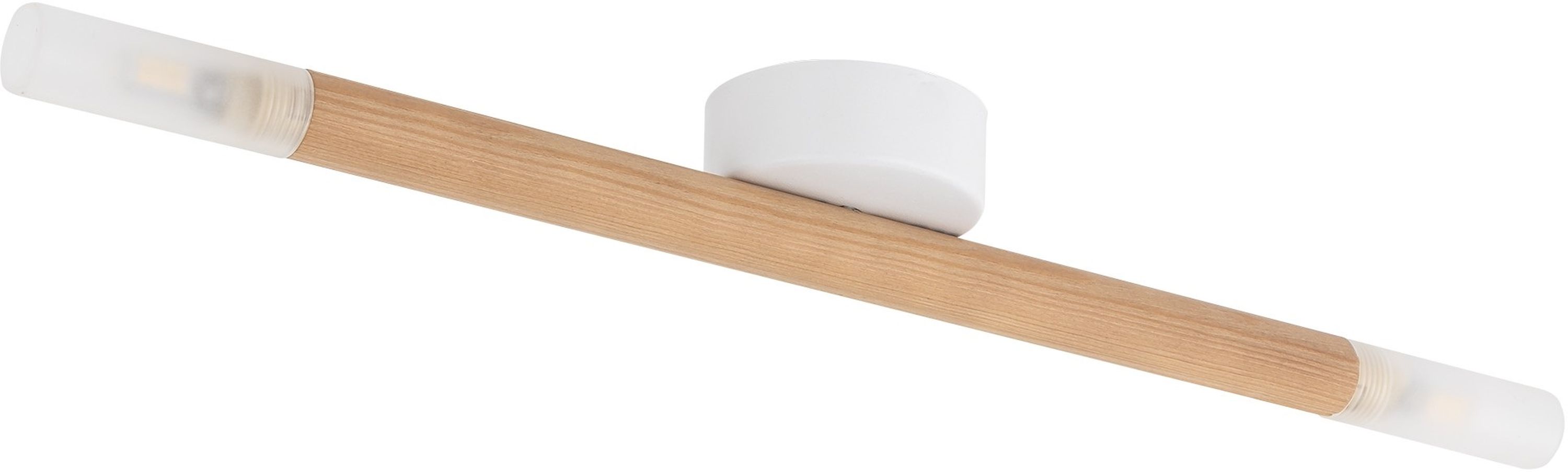 TK Lighting Noble nástenná lampa 2x6 W biela-drevená 4523