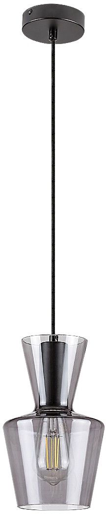 Rabalux Abra závesné svietidlo 1x60 W čierna-dymová 72161