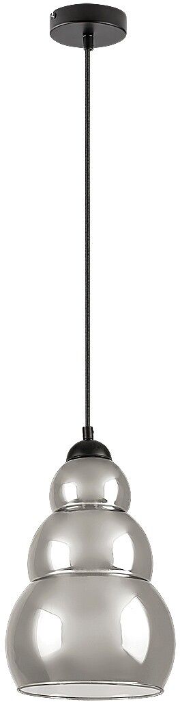 Rabalux Salvatore závesné svietidlo 1x40 W čierna-dymová 72211