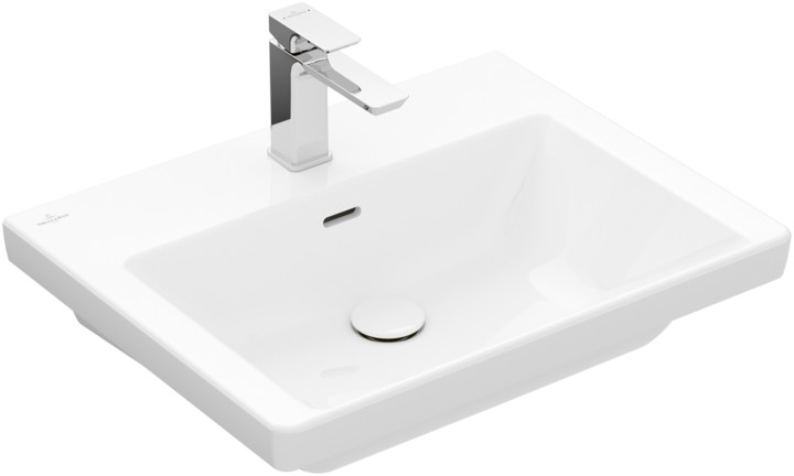 Villeroy & Boch Subway 3.0 umývadlo 60x47 cm obdĺžnik klasické umývadlo-umývadlo na nábytok biela 4A706GR1