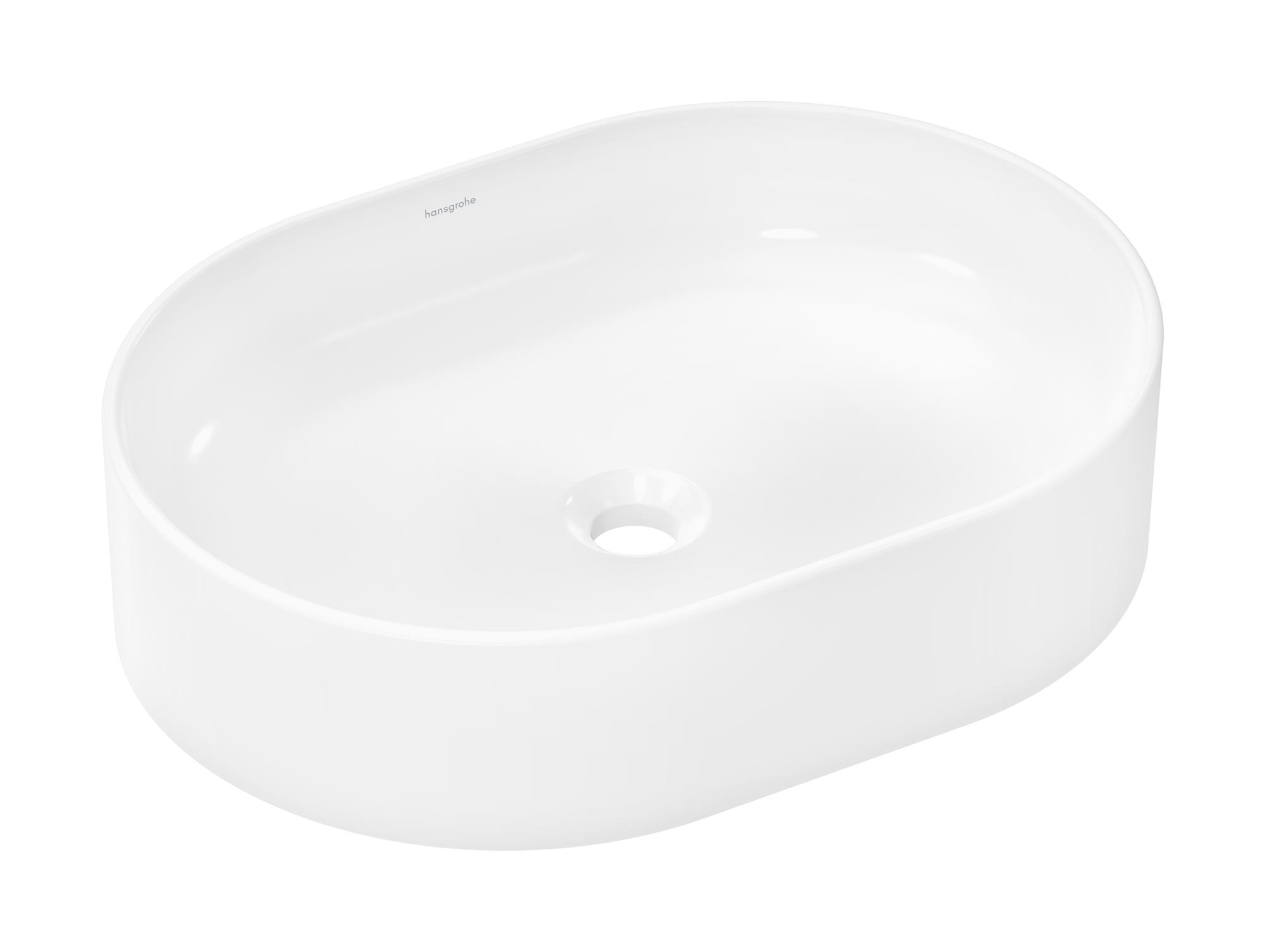 Hansgrohe Xuniva U umývadlo 55x40 cm oválny pultové umývadlo biela 60166450