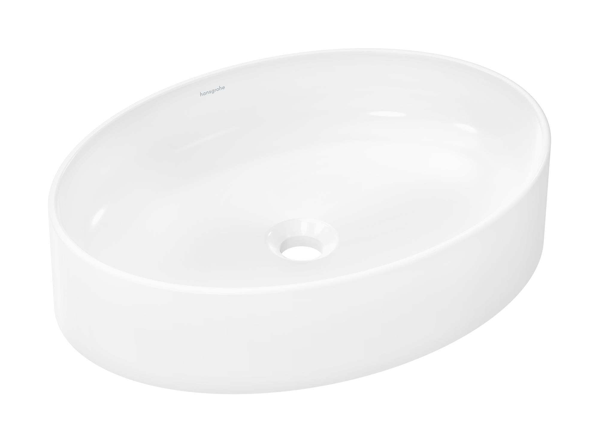 Hansgrohe Xuniva D umývadlo 55x40 cm oválny pultové umývadlo biela 61072450