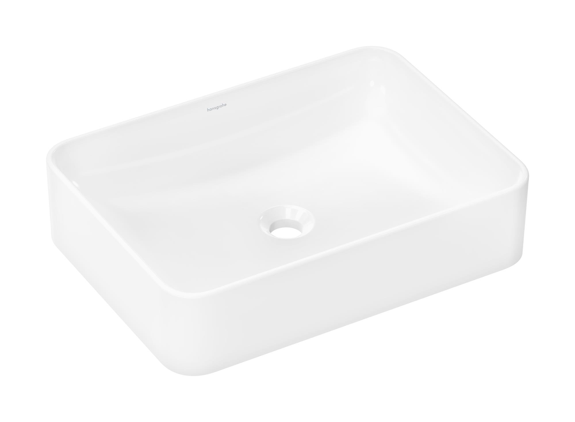 Hansgrohe Xuniva Q umývadlo 55x40 cm obdĺžnik pultové umývadlo biela 60168450