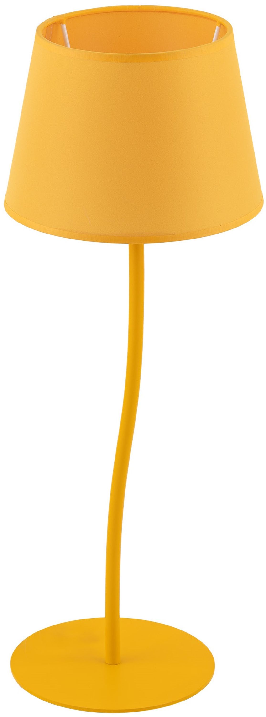 TK Lighting Nicola stolová lampa 1x15 W žltá 6641