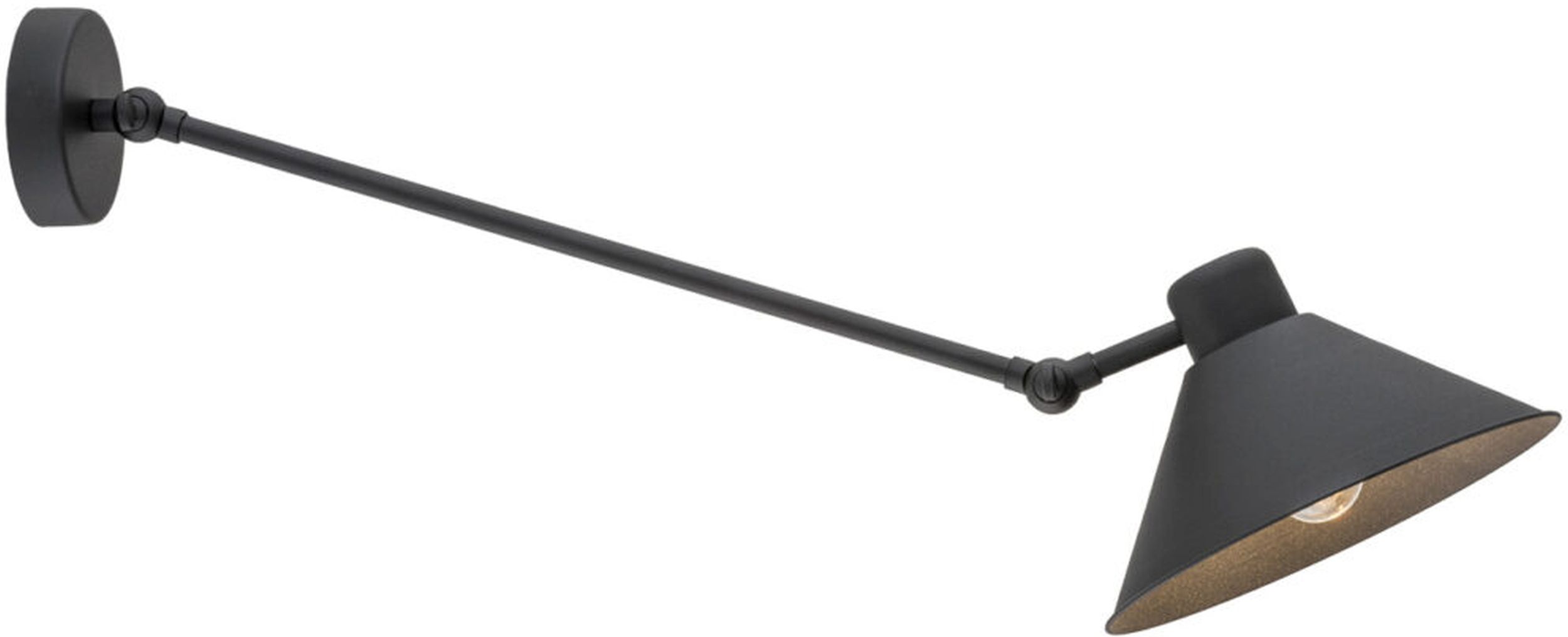 Argon Altea nástenná lampa 1x15 W čierna 4072