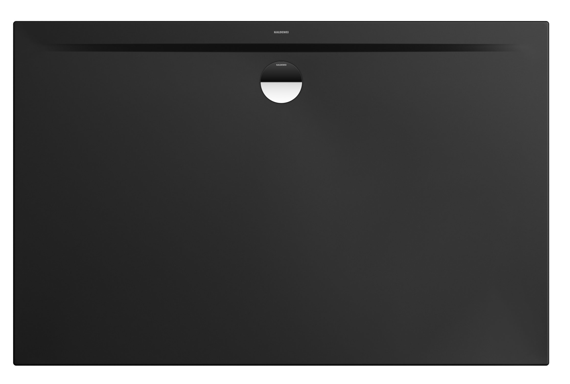 Kaldewei Superplan Zero štvorcová sprchová vanička 70x70 cm čierna 351047980676