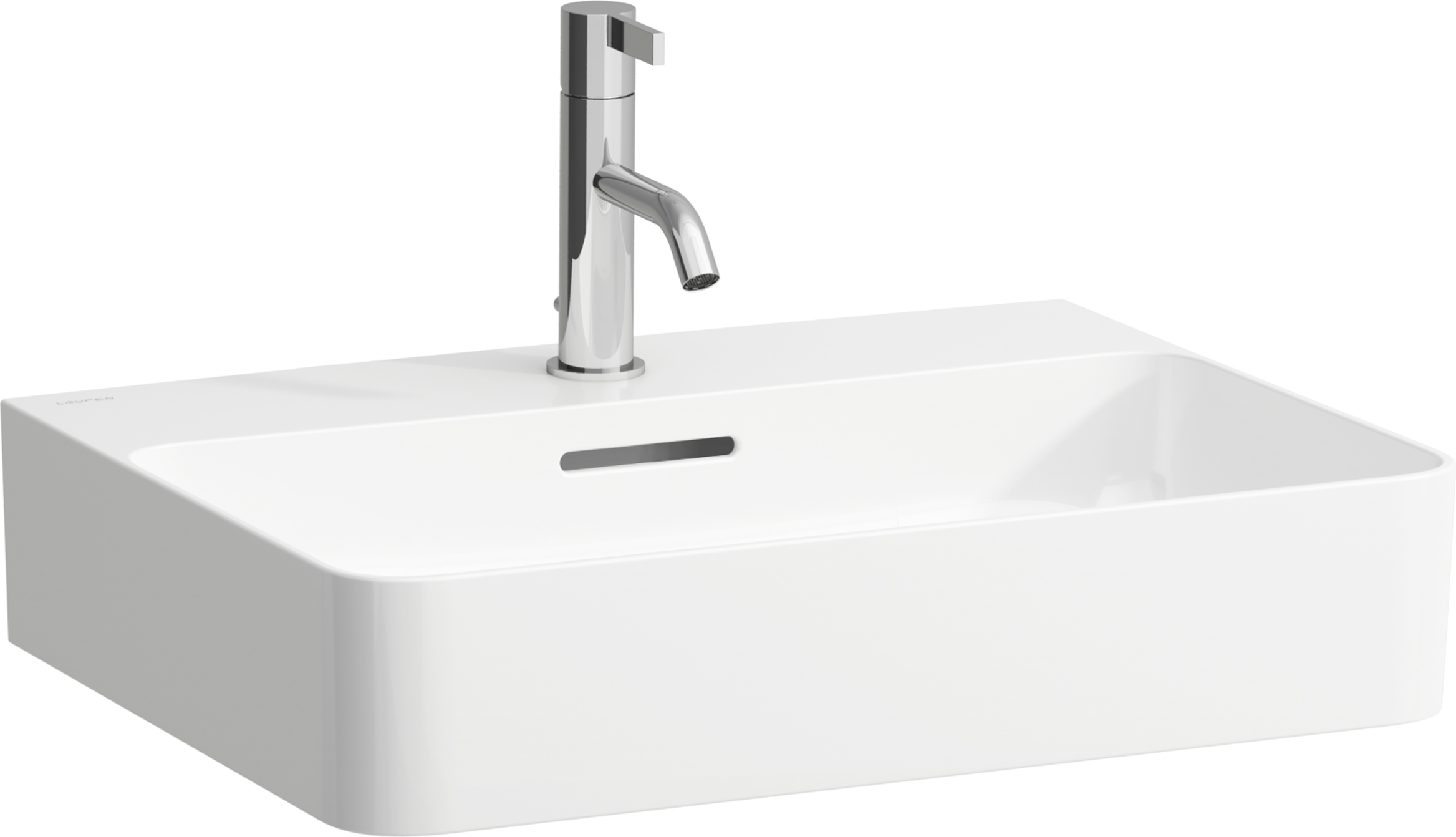 Laufen Val umývadlo 55x42 cm obdĺžnik klasické umývadlo-umývadlo na nábytok biela H8102820001091
