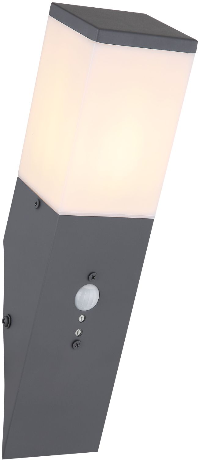 Globo Lighting Herri vonkajšie nástenné svietidlo 1x15 W opalová-antracitová 31730S