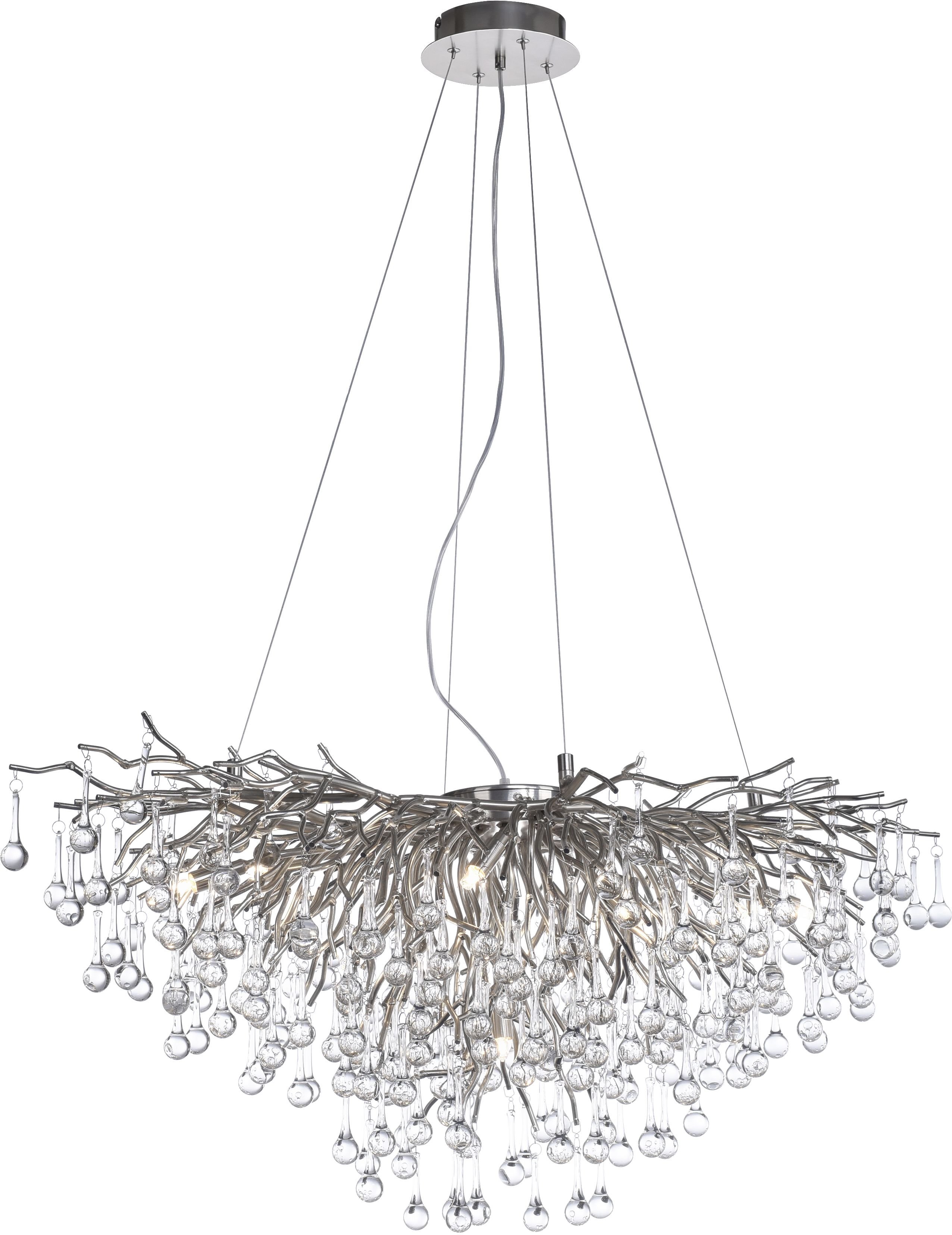 Paul Neuhaus Icicle závesné svietidlo x40 W oceľová 2192-55