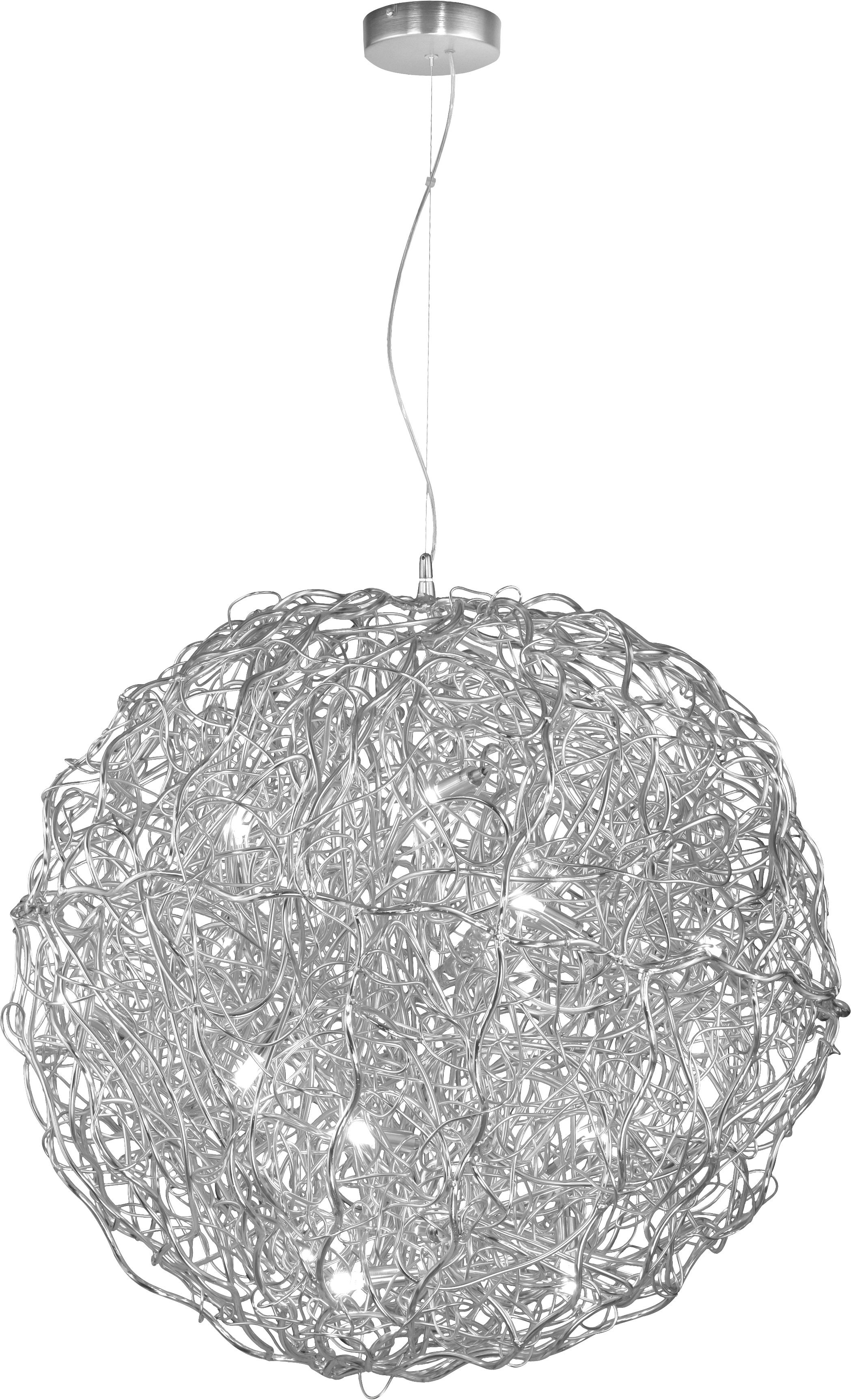 Paul Neuhaus Sarea závesné svietidlo x40 W strieborná 2019-21