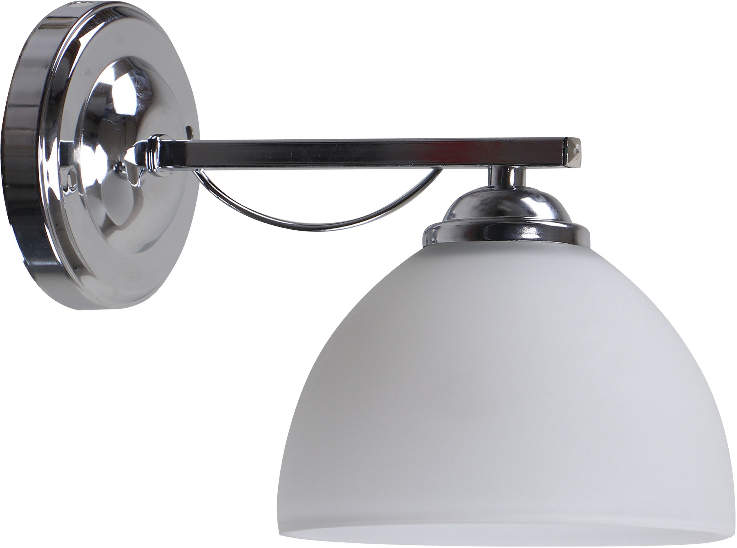 Candellux Filona nástenná lampa 1x40 W biela-chrómová 21-22691