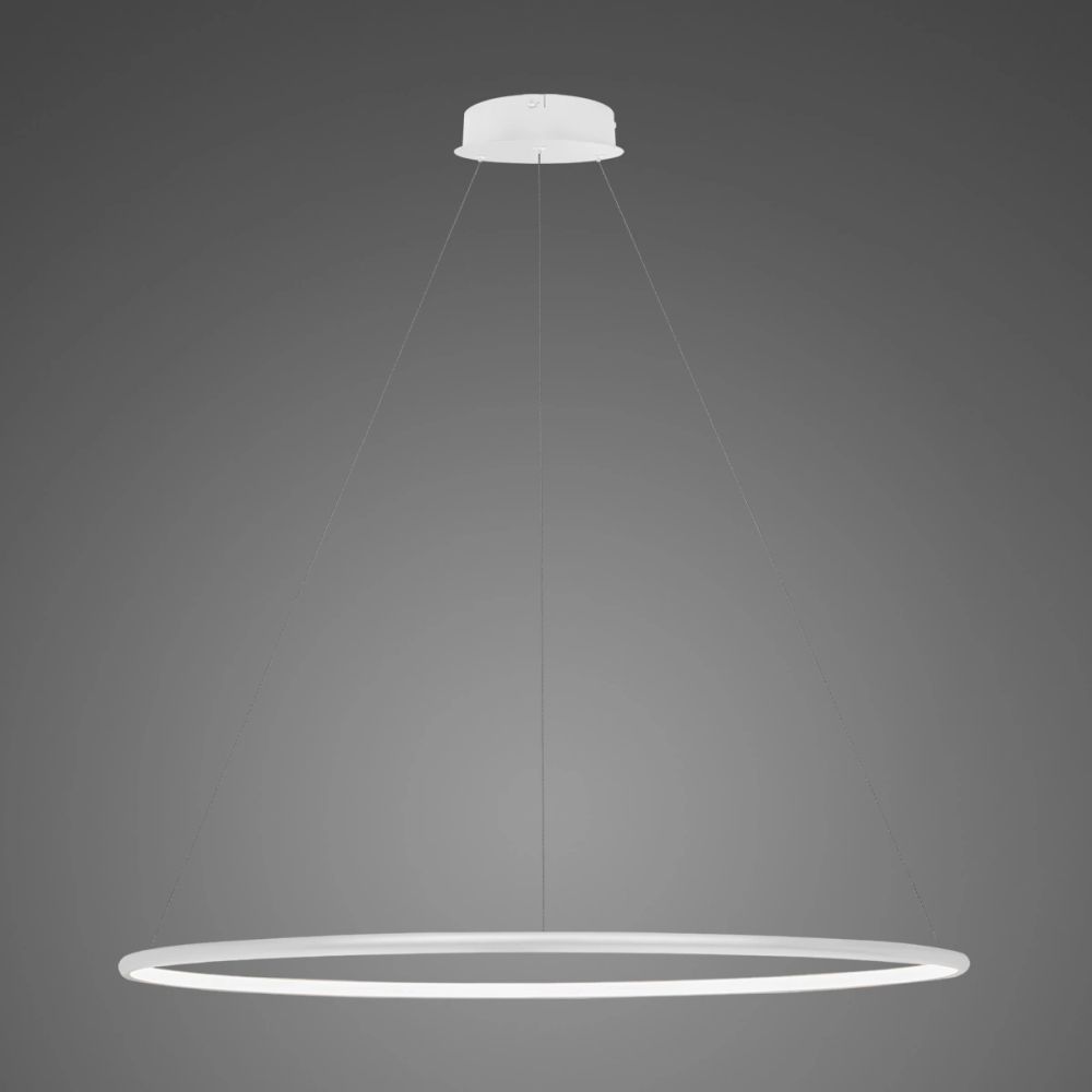 Altavola Design Ledowe Okręgi závesné svietidlo 1x38 W biela LA073/P_100_in_4k_white_dimm