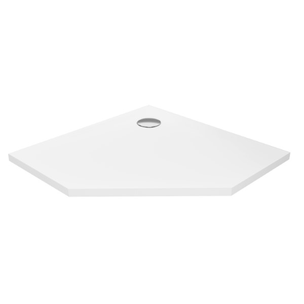 New Trendy Nex päťuholníková sprchová vanička 90x90 cm biela B-0452