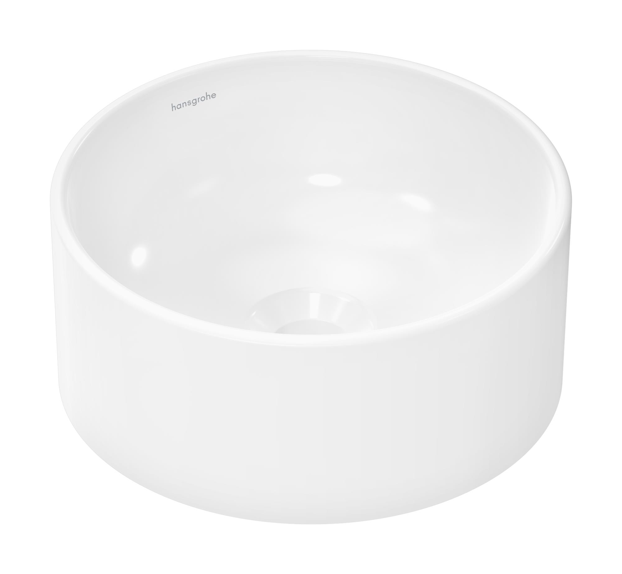 Hansgrohe Xuniva S umývadlo 30x30 cm okrúhly pultové umývadlo biela 60163450