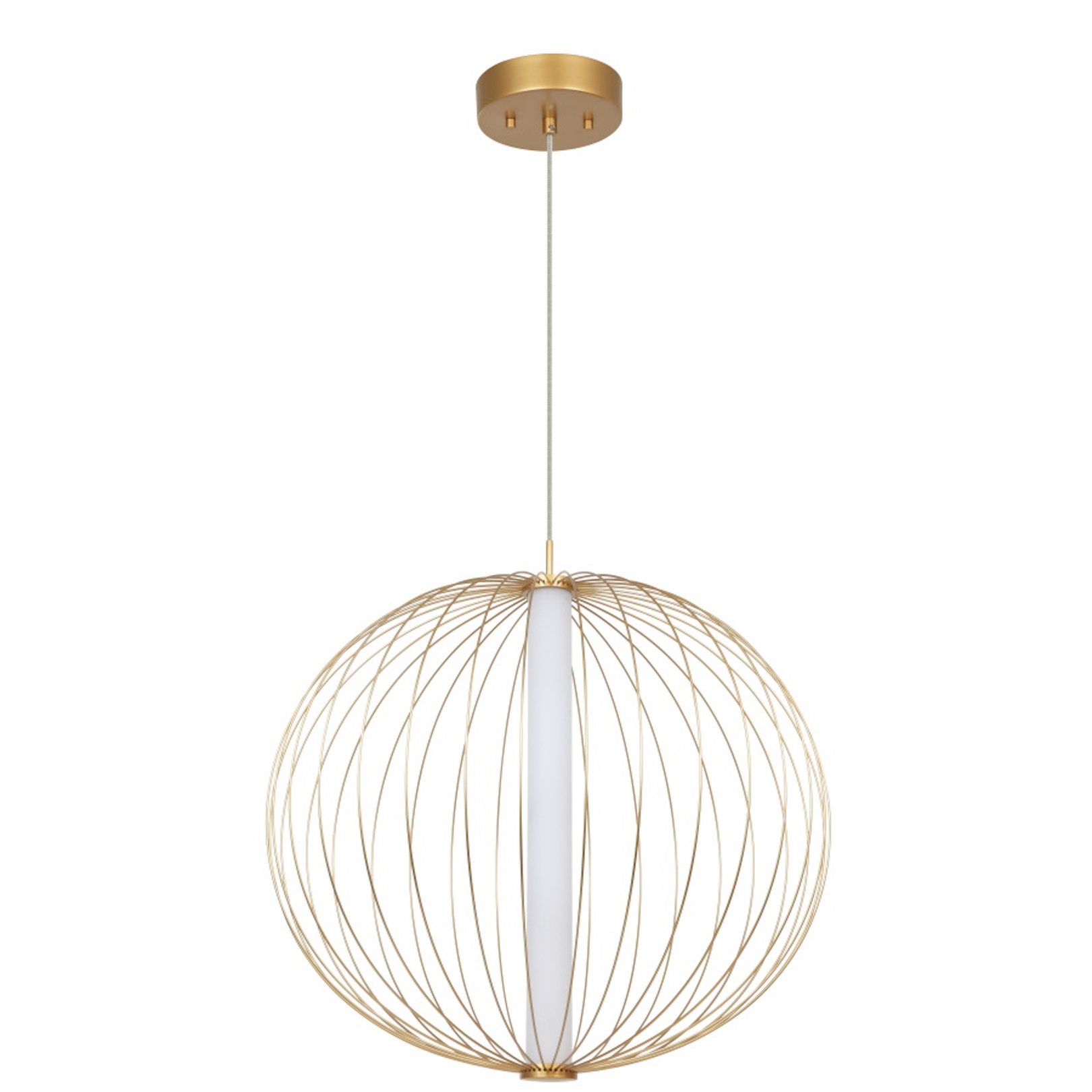 Light Prestige Treviso závesné svietidlo 1x28 W zlatá LP-798/1PLGD