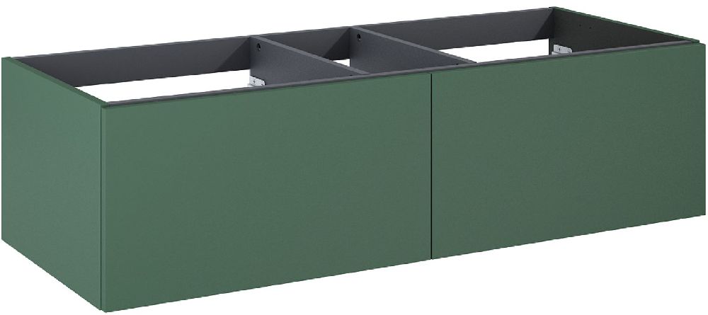 Elita Look Slim skrinka 120x44.9x31.8 cm závesná kúpeľňová skrinka pod umývadlo zelená RE081204027010