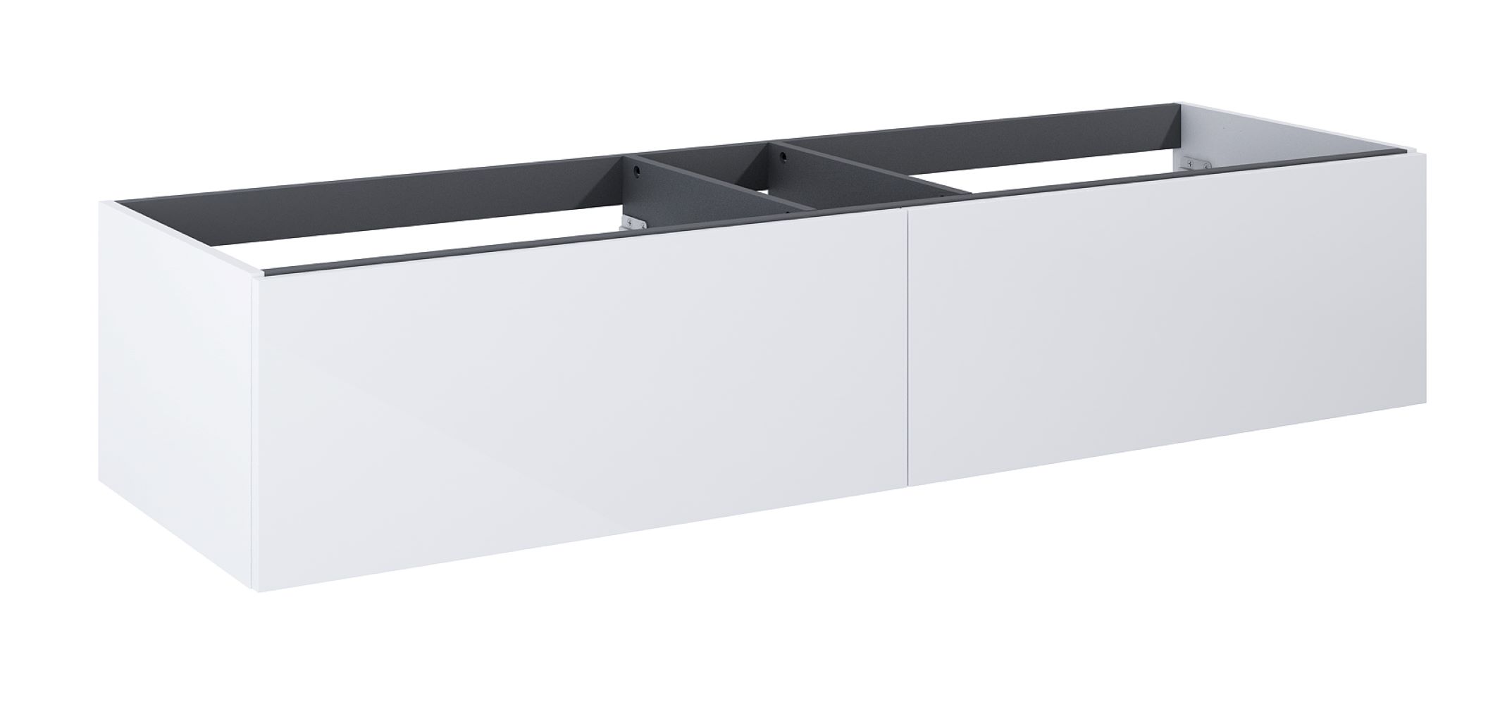 Elita Look Slim skrinka 160x44.9x31.8 cm závesná kúpeľňová skrinka pod umývadlo biela RE081604028060