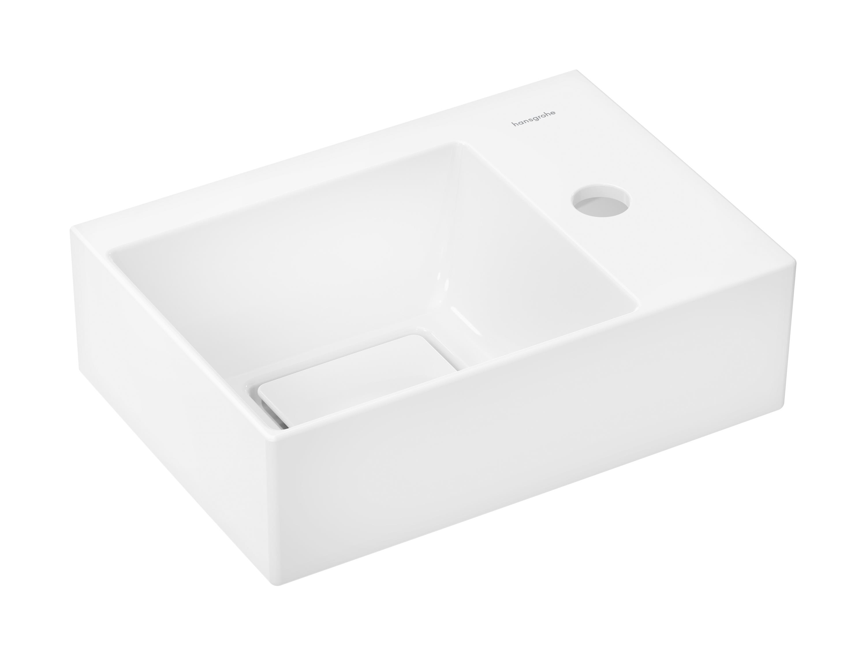 Hansgrohe Xevolos E umývadlo 36x25 cm obdĺžnik klasické umývadlo-umývadlo na nábytok biela 61086450
