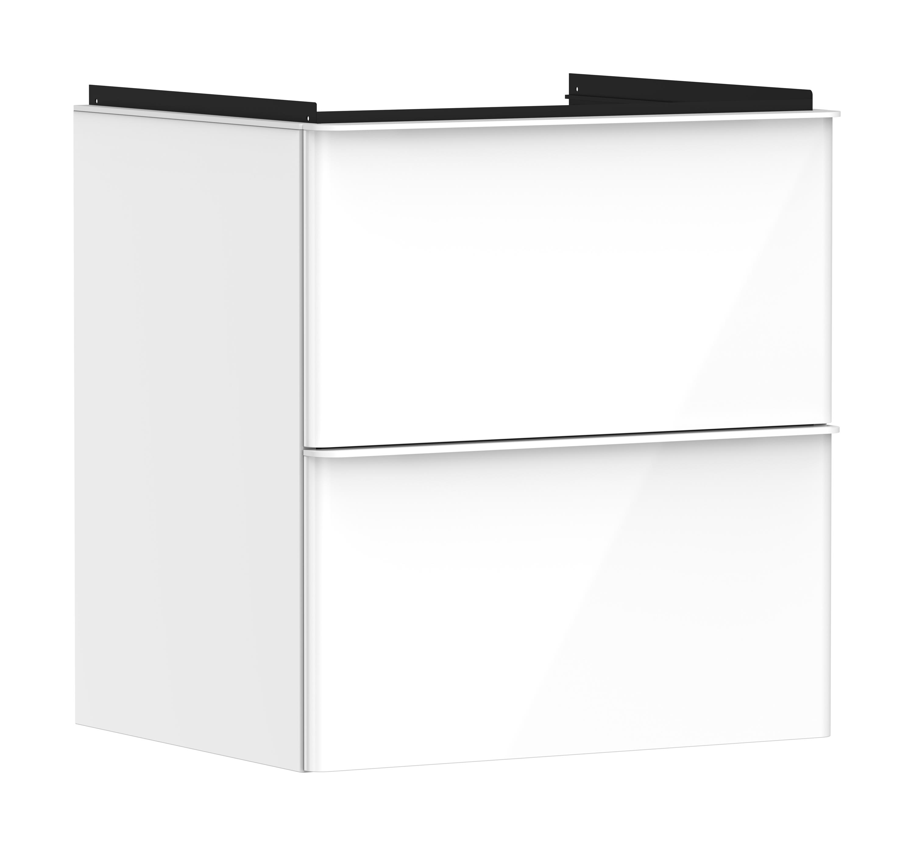 Hansgrohe Xelu Q skrinka 58x49.5x60.5 cm závesná kúpeľňová skrinka pod umývadlo biela 54023700