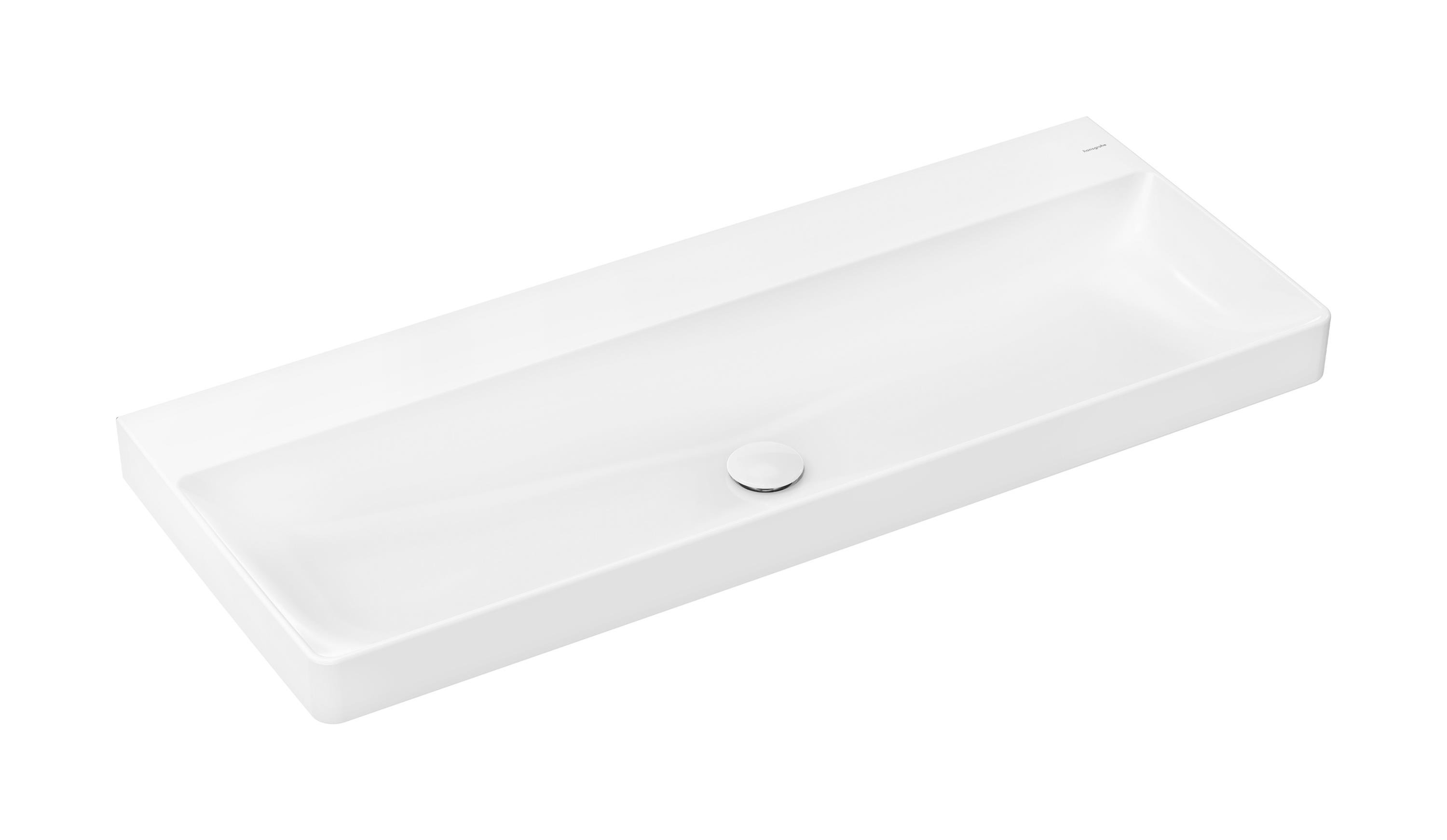 Hansgrohe Xelu Q umývadlo 120x48 cm obdĺžnik klasické umývadlo-umývadlo na nábytok biela 61043450