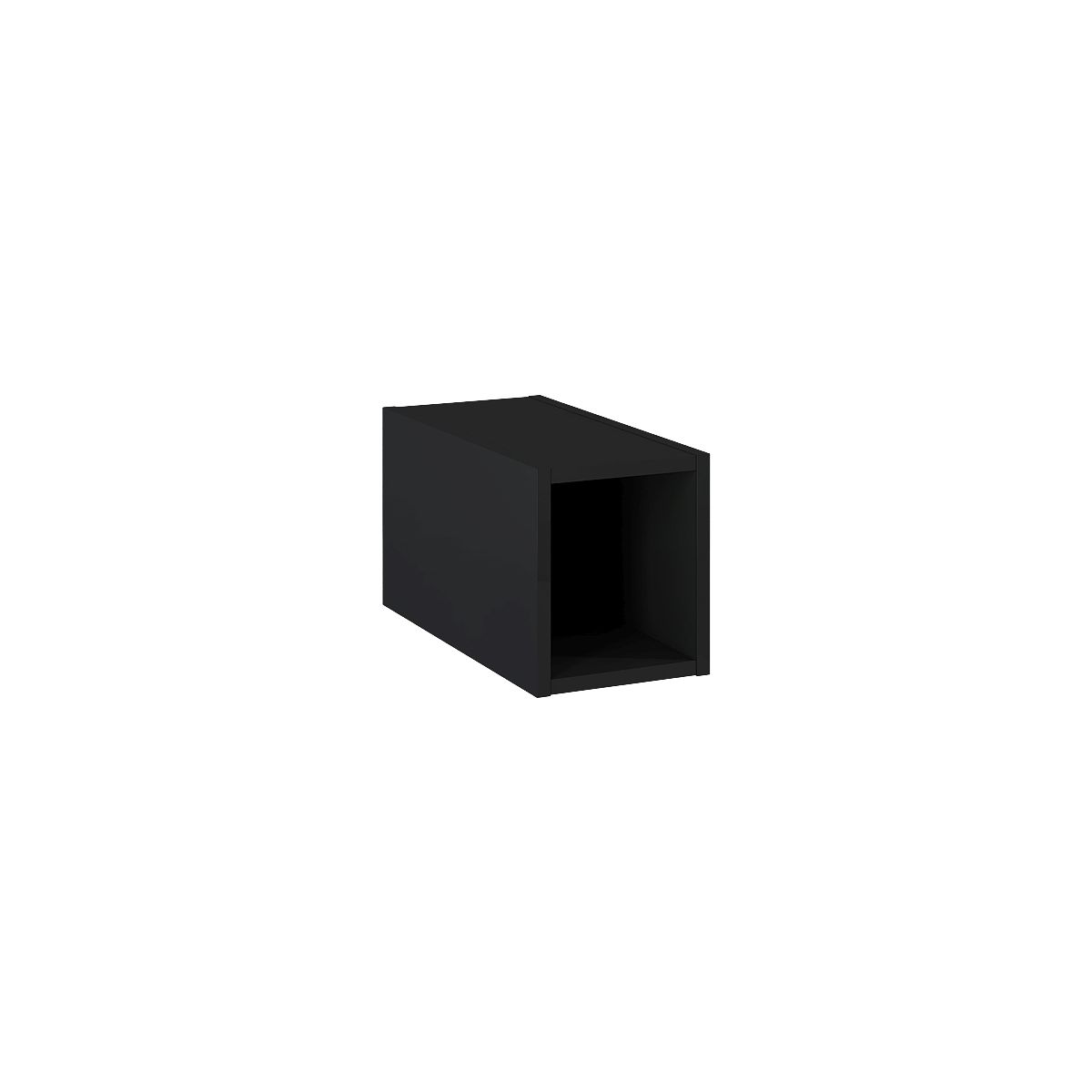 Oltens Vernal skrinka 20x45.8x23.6 cm bočné závesné čierna 60020300