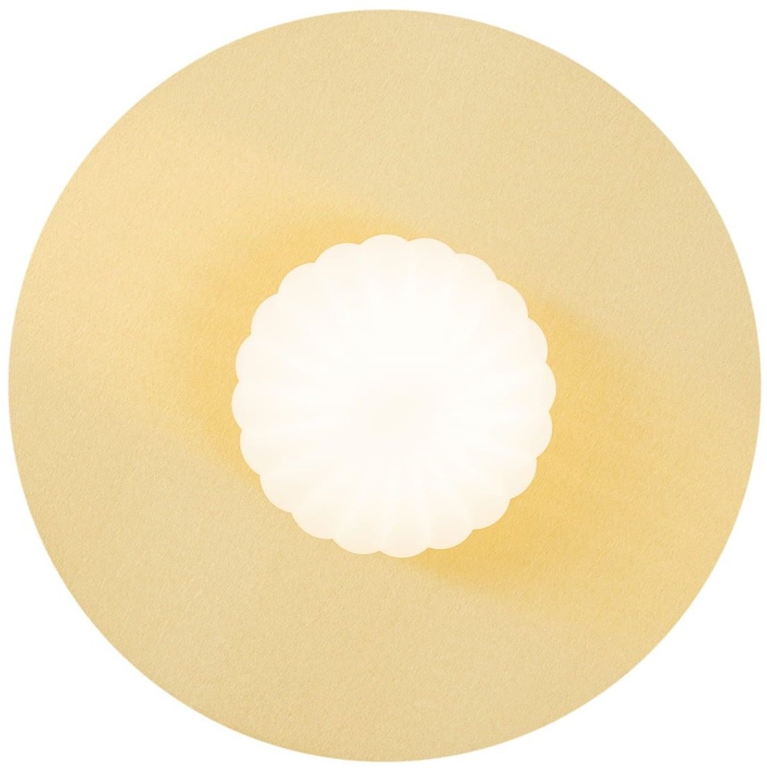 Argon Paloma nástenná lampa 1x7 W biela-mosadzná 8503