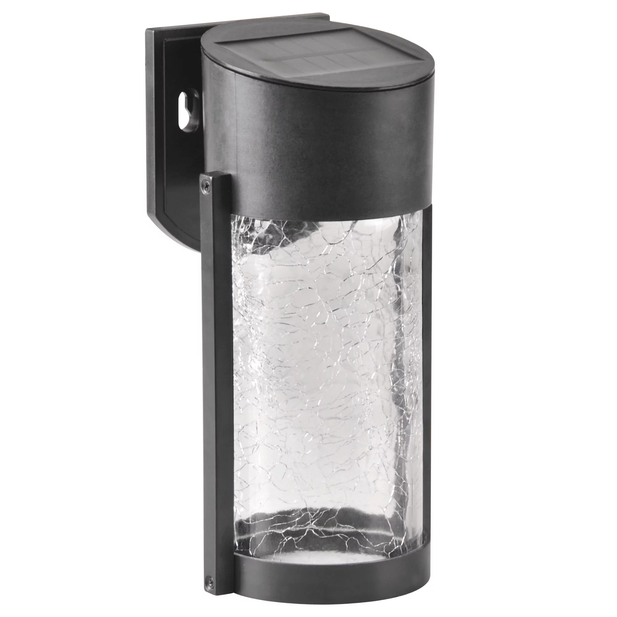 Goldlux Vetro nástenná lampa 1x W čierna-priehľadná 323156