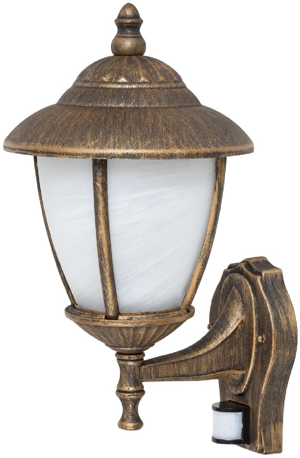 Rabalux Madrid vonkajšie nástenné svietidlo 1x60 W zlatá 7836