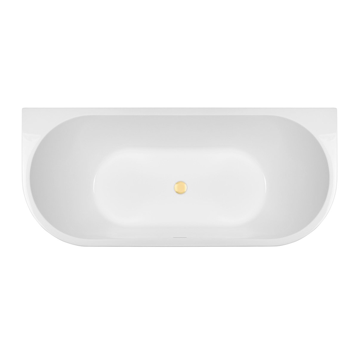 Súprava nástenná vaňa Oltens Begna 12011000, kryt zátky Oltens 09002800