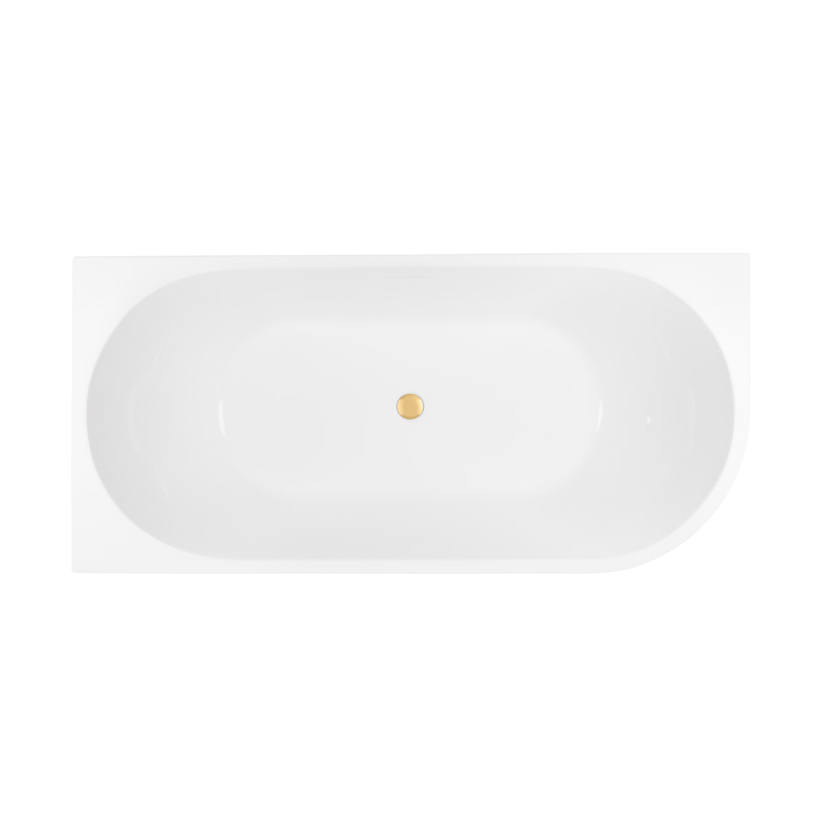 Súprava rohová vaňa Oltens Delva 11000000, kryt zátky Oltens 09002810