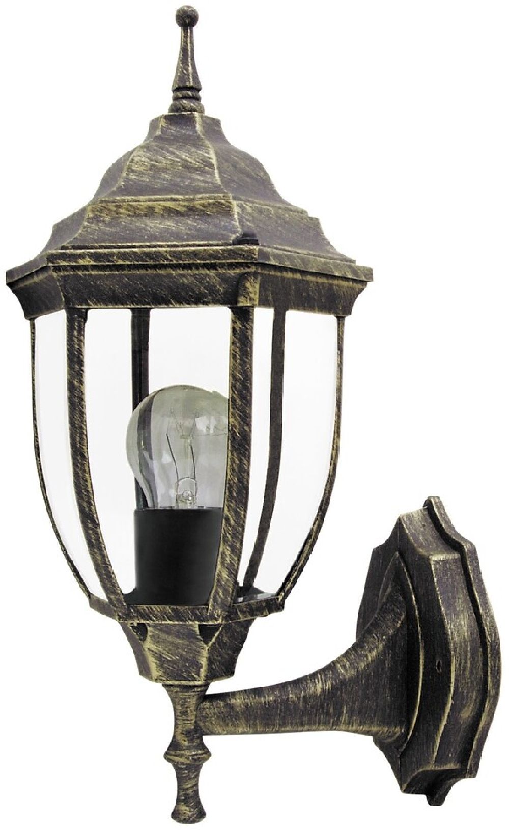 Rabalux Nizza vonkajšie nástenné svietidlo 1x60 W zlatá 8452