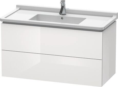 Duravit L-Cube skrinka 102x46.9x55.8 cm závesná kúpeľňová skrinka pod umývadlo biela LC626602222