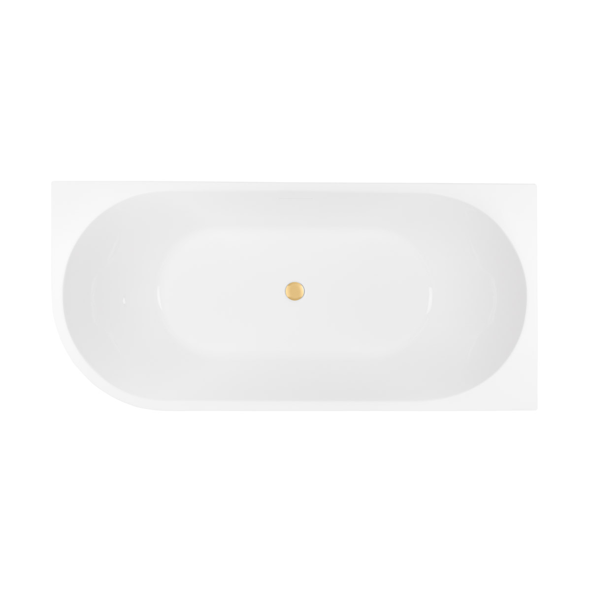 Súprava rohová vaňa Oltens Delva 11001000, kryt zátky Oltens 09002810