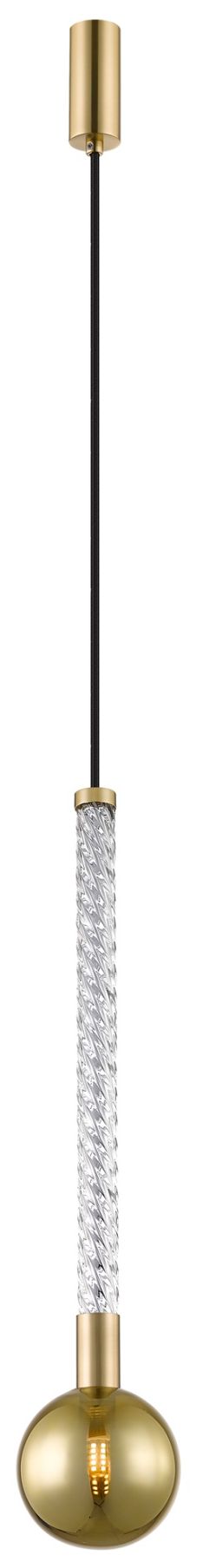 Zuma Line Mida závesné svietidlo 1x6 W zlatá-medená P0583-01A-2GHF