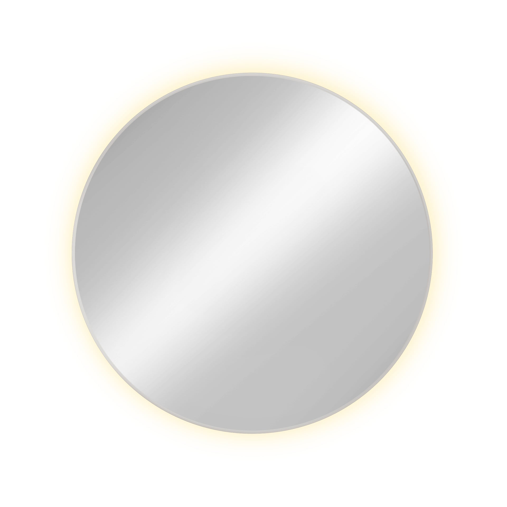 Baltica Design Tiny Border Bright zrkadlo 70x70 cm okrúhly s osvetlením biela 5904107910635