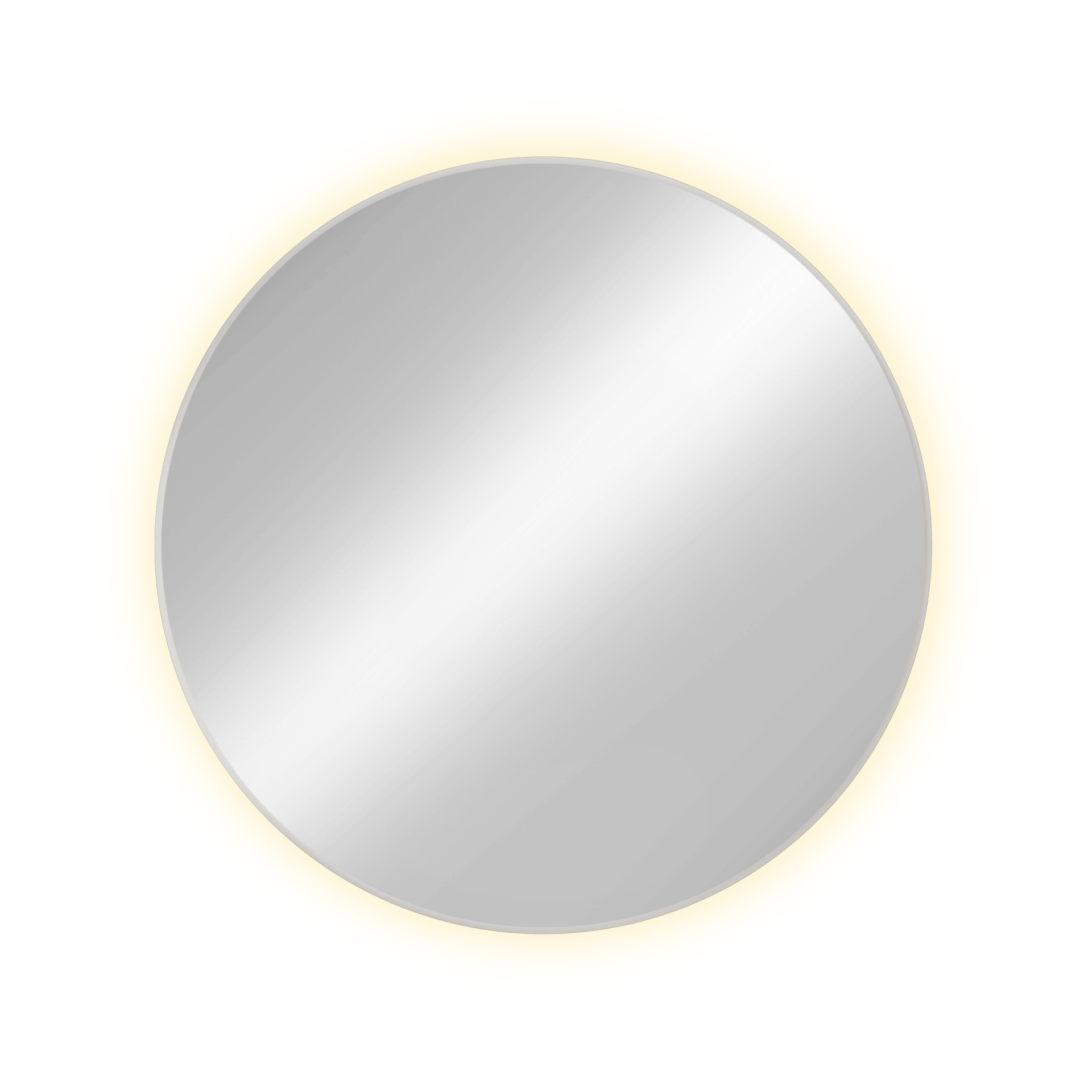 Baltica Design Tiny Border Bright zrkadlo 70x70 cm okrúhly s osvetlením biela 5904107910611