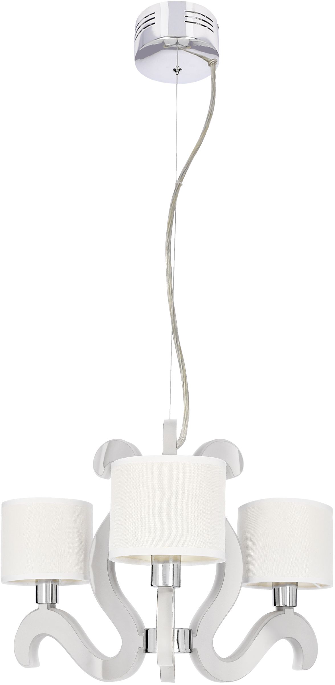 Candellux Ambrosia závesné svietidlo 3x40 W chrómová 33-33895