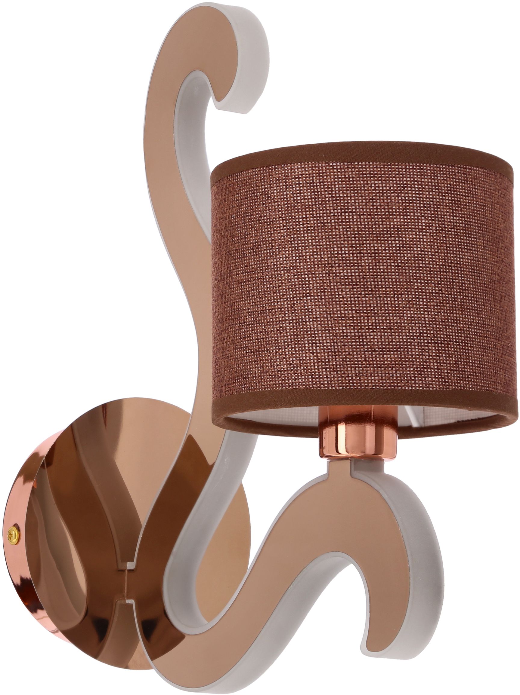 Candellux Ambrosia nástenná lampa 1x40 W medená 21-33499